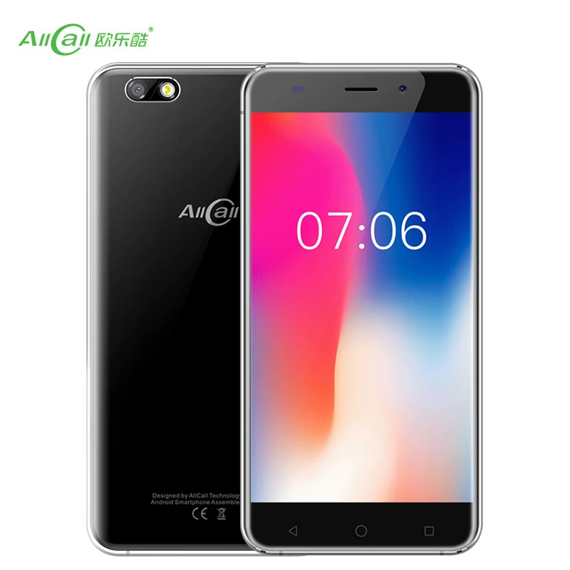 AllCall Мадрид 5 &quotHD 3g мобильный телефон MTK6580A четырехъядерный Android 7 0 1 Гб ram 8 rom 8MP + 2MP