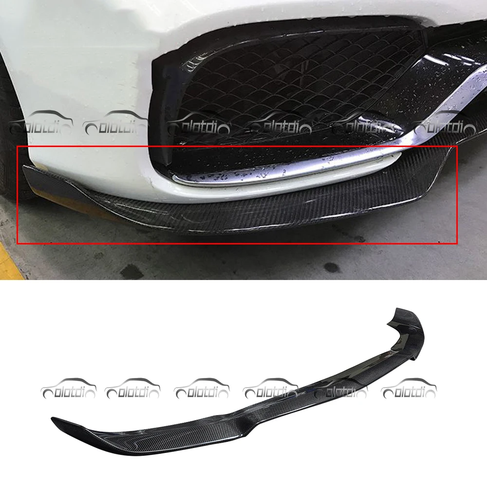 

For Mercedes Benz E Class W212 2014-2016 B Style Car Styling Carbon Fiber Front Lip Bumper Spoiler