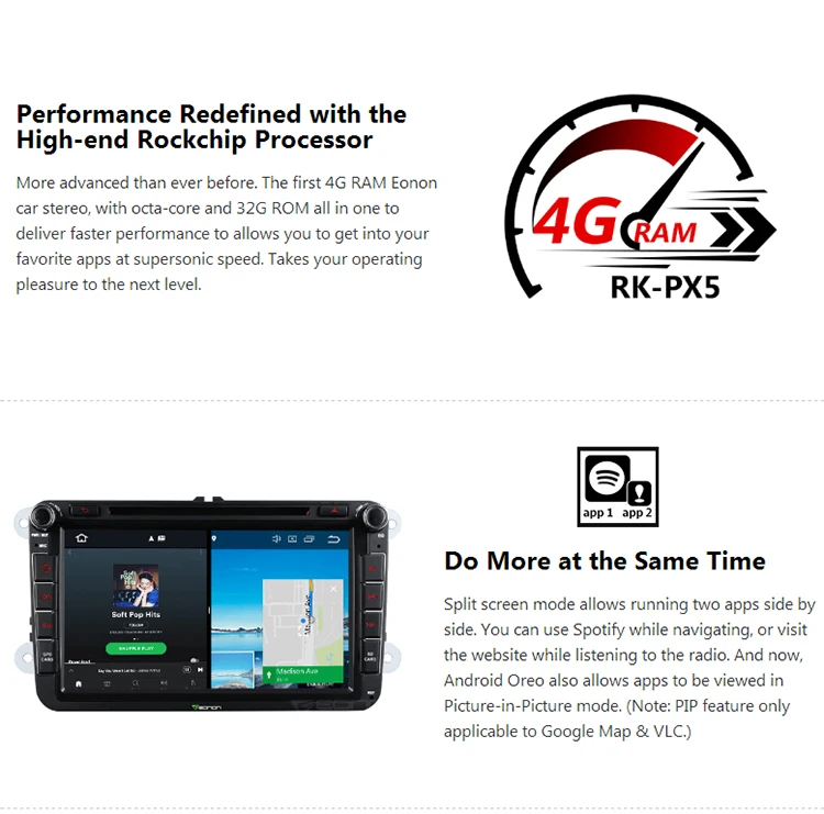 Perfect Android 8.0 Oreo OS 8" Car DVD Multimedia GPS Radio for Volkswagen Amarok 2010-2015 & Tiguan 2007-2015 & Sagitar 2005-2015 4