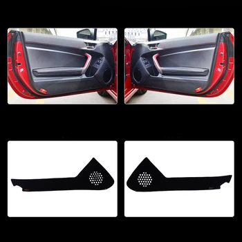 

2pcs Fabric Door Protection Mats Anti-kick Decorative Pads For Toyota 86