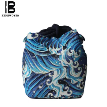 

Auspicious Teaware Storage Bag Thicken Cotton and Linen Storage Package Accessories Teacup Teapot Bags for Travel Easy Carry