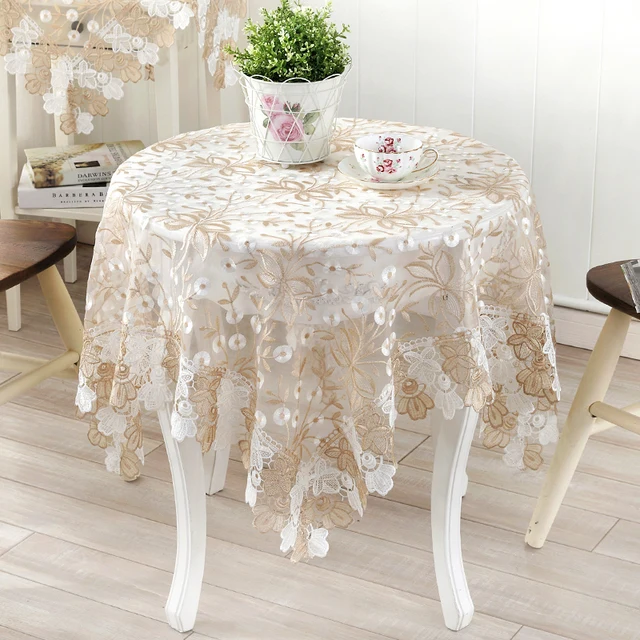 Coffee Table Lace Cloth Cover Bedside Gl Yarn Round Small Coffee Table Lace Cloth Cover Bedside Gl Yarn Round Small Tablecloth