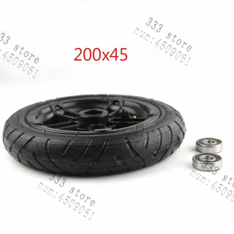 

200x45 and inner tire Inflated Wheel and hub For E-twow S2 Scooter M8 M10 Pneumatic Wheel 8" Scooter Wheelchair Air Wheel