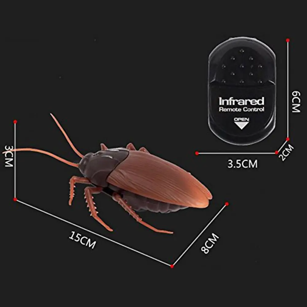 RCtown забавная игрушка Детские игрушки креативное моделирование инфракрасный пульт дистанционного управления тараканов вся игрушка zk30
