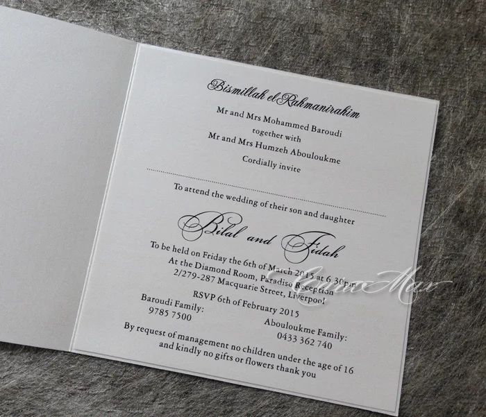  CA0654 Handmade Book Style Wedding Invitations - 1890286835