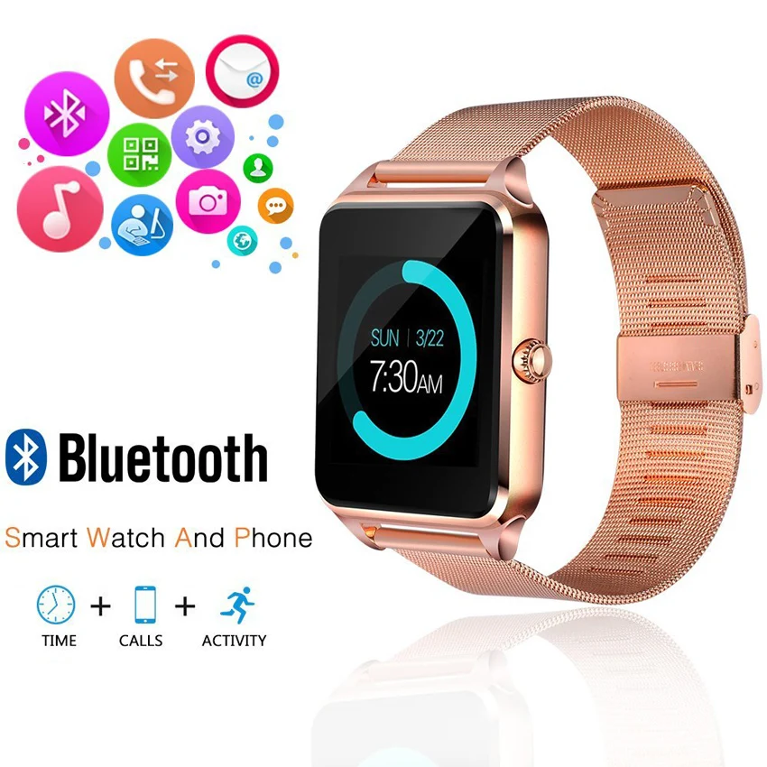 Умные часы Z60 GT09 мужские и женские Bluetooth наручные часы Поддержка SIM/TF карты наручные часы для Apple Android телефон PK GT08
