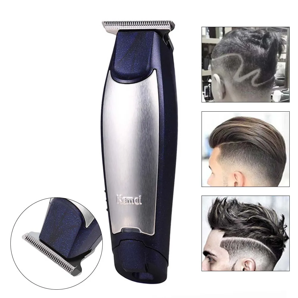 

Electric Men Hair Clipper Set With Guide Combs USB Adapter Rechargeable Haircut Trimmer Men Swept Back hair Styling Clipper