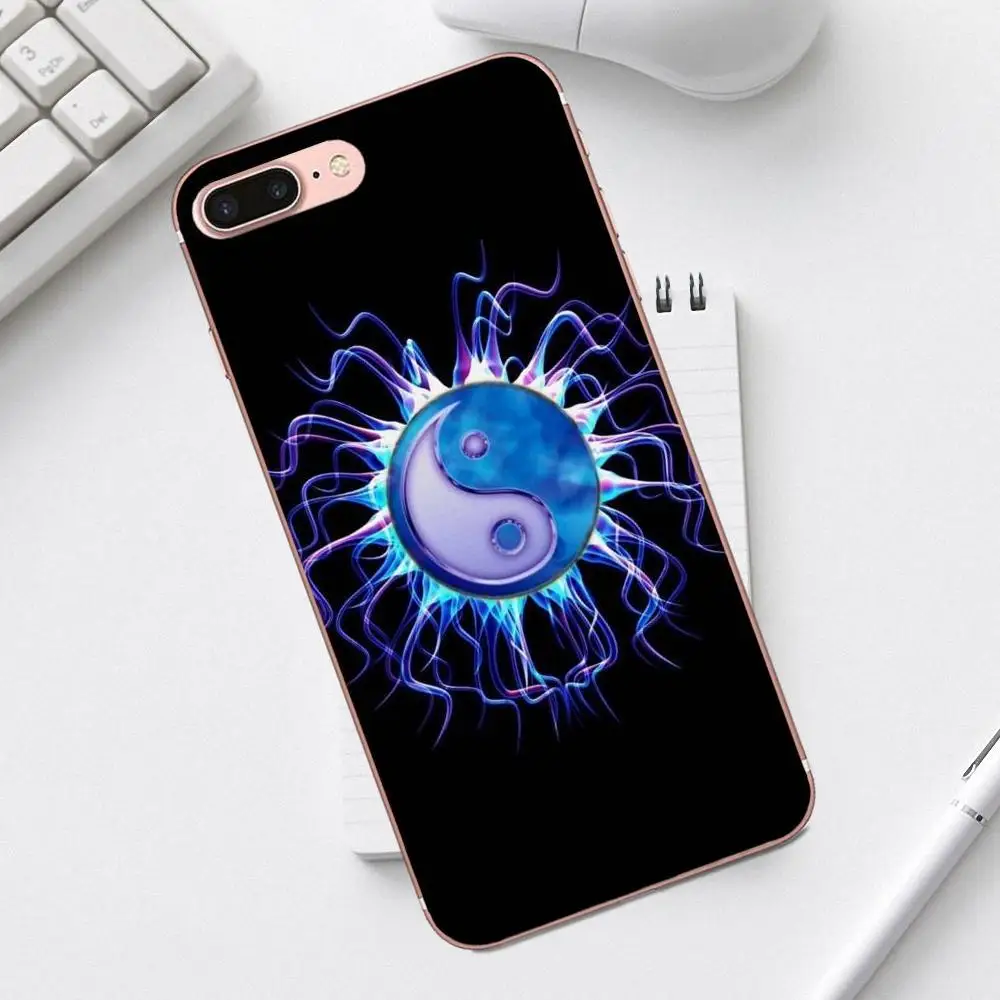 Qdowpz гранж Инь Ян для iPhone X XS Max XR 4 4S 5 5C SE 6 6S 7 8 Plus Galaxy A3 A5 J1 J3 J5 J7 2017 чехлы из