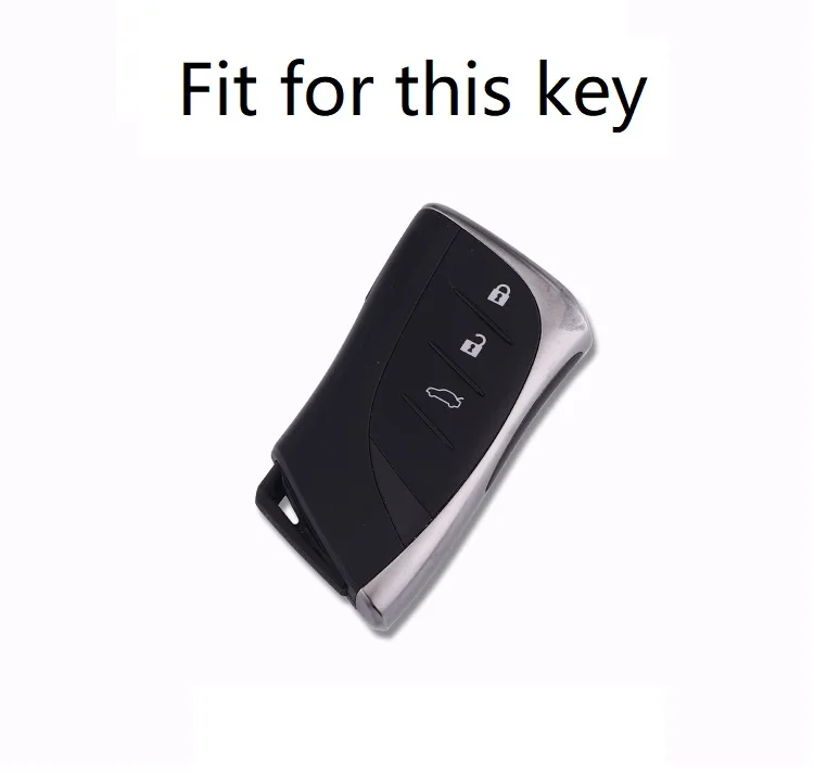 Car Aluminium Key Holder Cover Case Shell for Lexus ES300h ES350 ES200 ES260 New LS350 LS500h Remote Control Key Fob