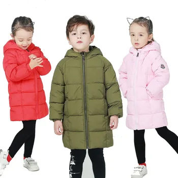 

Winter coat Children's long down jacket, baby Winter coat, Boys and girls Thickening and keeping warm winter coat,18M-8years old