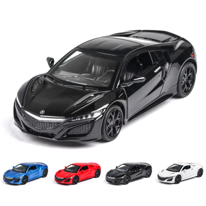 Игрушечный автомобиль ACURA NSX металлический игрушечный модель автомобиля с