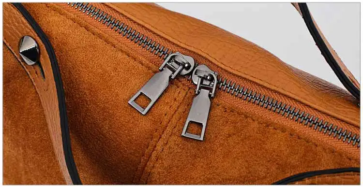 Women bag 2019 fashion rivet high capacity handbags women bags shoulder bags solid color retro womens crossbody bag (19)