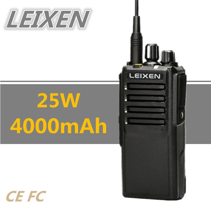 

Walkie Talkie 25W Baofeng LEIXEN 4000mAh High Power UHF 400-480MHz Ham CB Radio Station Long Range 25KM HF Amateur Transceiver