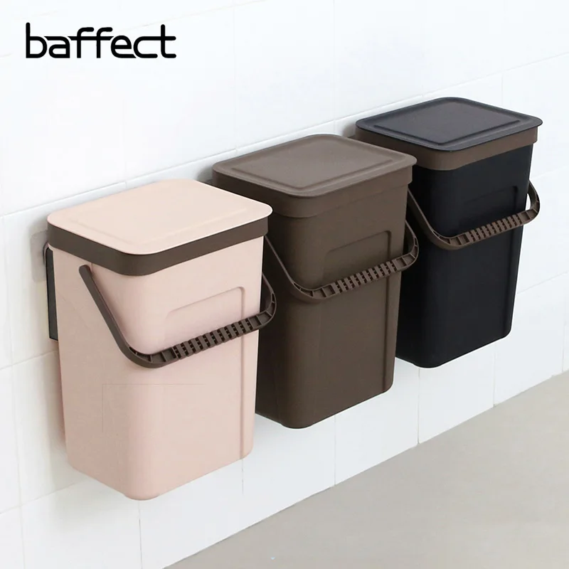 

Garbage Box Trash Bin Cabinet Door Hanging Storage Portable Plastic Kitchen Wall Mounted Debris Box Trash Bin Dustbin Gathering