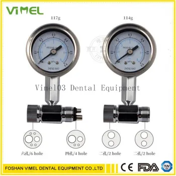 

New Tool Turbine Manometer for Dental Handpiece Pressure Gauge Test Air Pressure