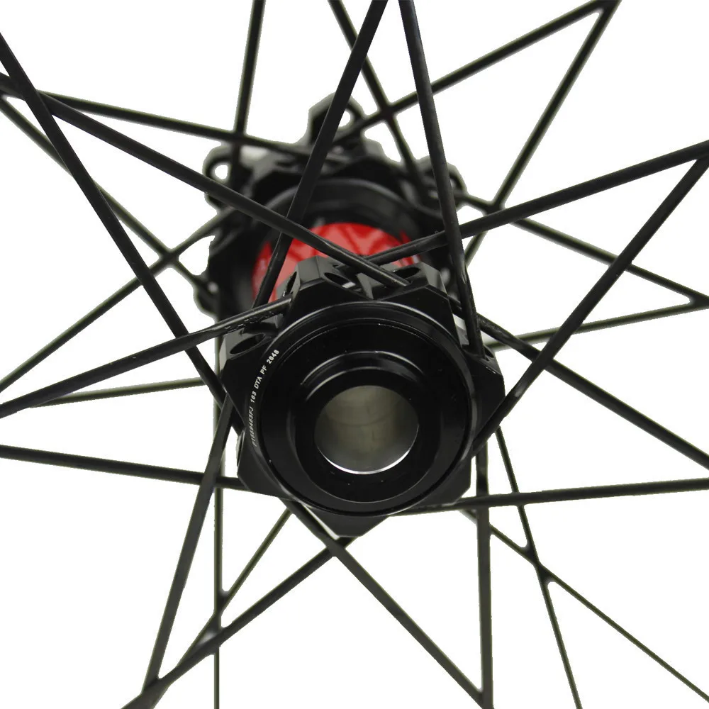 Flash Deal 12 Speed Original DT Swiss Hub 650B Carbon MTB Wheels Tubeless Rim for 27.5er MTB Cycling Cross Country All Mountain Wheelset 14