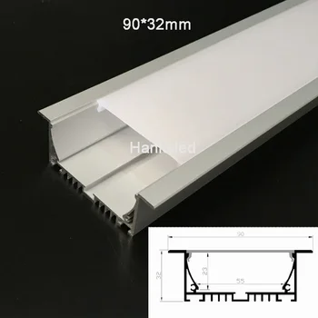 

Hanks 1M Alu Strip Profile Recessed for Ceiling and Wall Inner Width 58mm 10Pcs/Lot