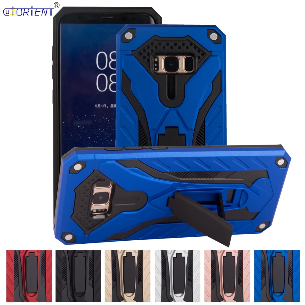 For Samsung Galaxy S8 Plus S8+ Bumper Case G950 SM-G950F SM-G950FD SM-G950X Hybrid Armor Stand Cover SM-G955F SM-G955FD SM-G955X | Мобильные