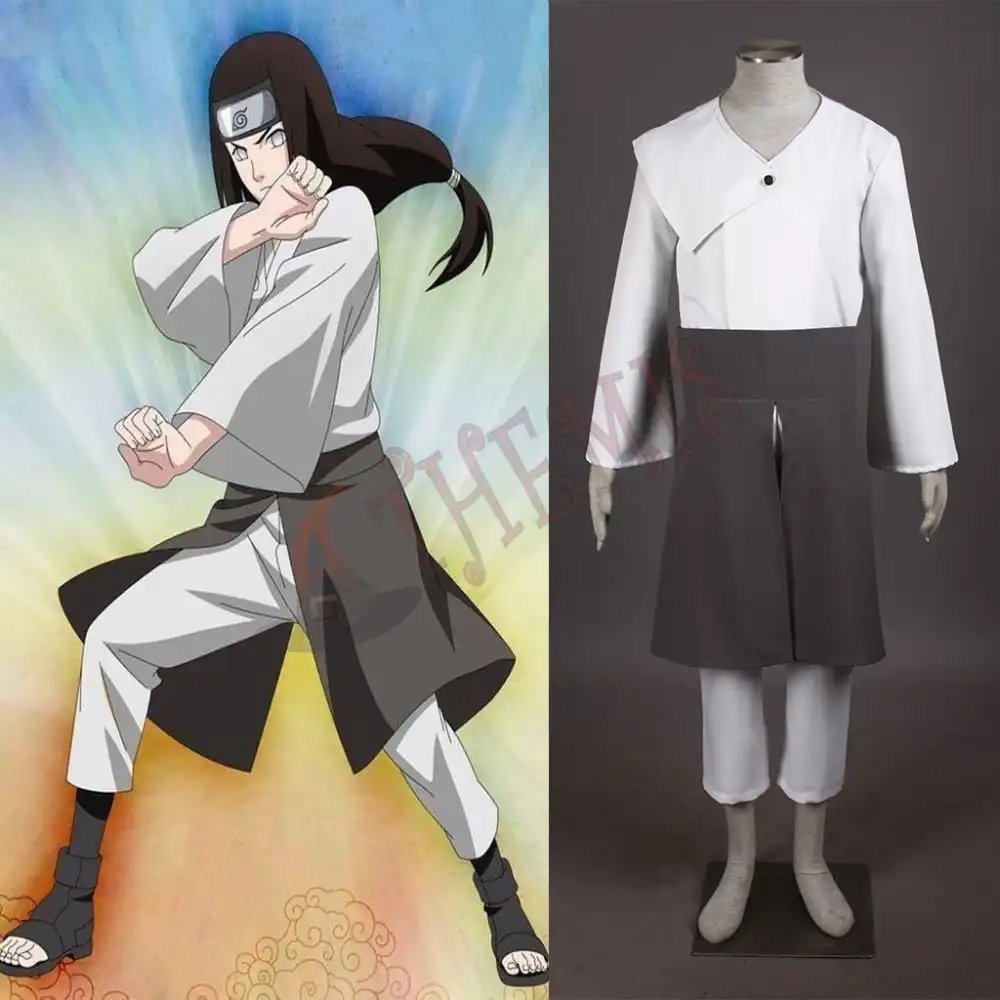 Athemisカスタムメイドコスプレ衣装アニメキャラクターとして同じ日向 ネジハロウィンセット無料市平 Naruto Cosplay Costume Halloween Setnaruto Cosplay Aliexpress