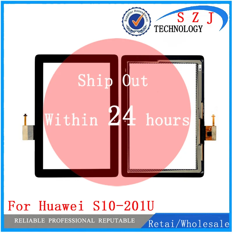 New 10.1'' inch For Huawei MediaPad 10 Link S10-201U 201WA S10-231U MCF-100-0676-V2.0 Touch Screen Panel Digitizer Replacement
