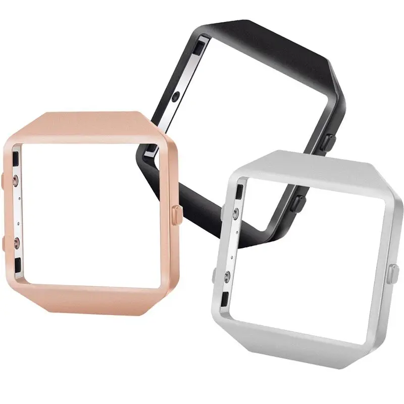 Браслет Oulucci для Fitbit Blaze Band с новым металлическим каркасом сетчатый из