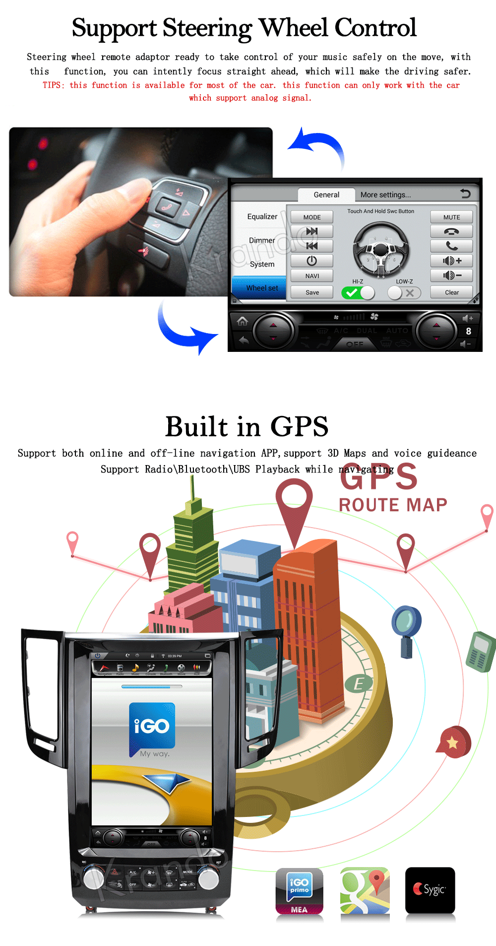 Flash Deal Krando Android 6.0 12.1" Tesla Vertical car audio radio player for Infiniti QX70 FX25 FX35 FX37 gps navigation multimedia system 7