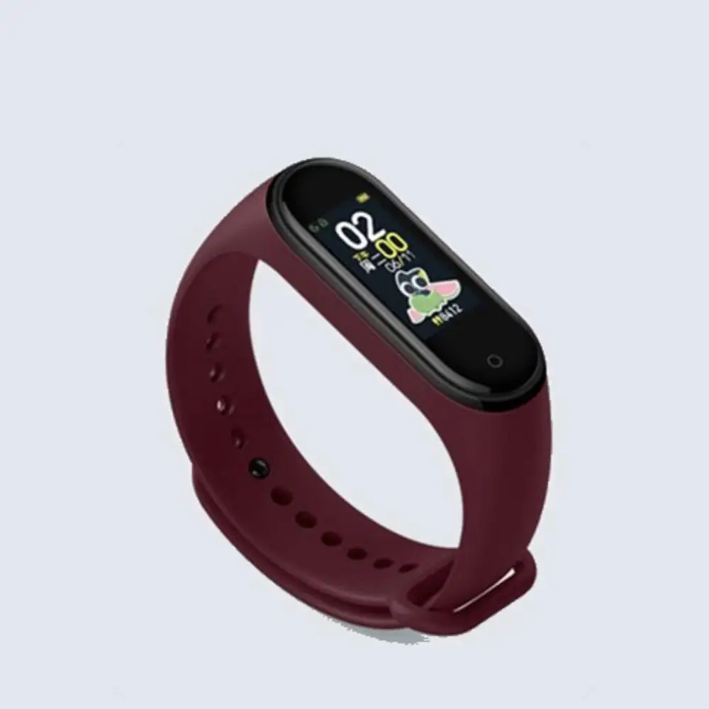 Xiaomi Mi группа 4 смарт-браслет 0,95 дюймов AMOLED Цвет Экран 135 мА/ч, 50 м Водонепроницаемый 6-спортивных режимов Смарт-часы - Цвет: dull-red