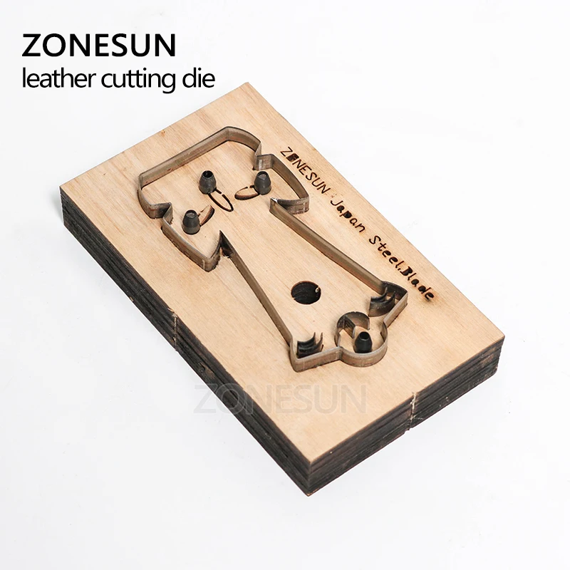 ZONESUN Cat индивидуальные кожаные режущие штампы DIY ремесло сборщик проводов