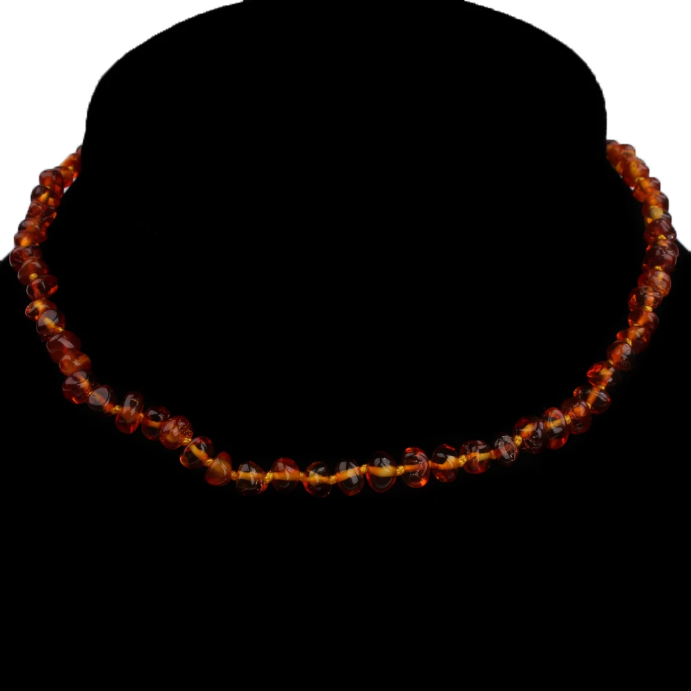 

2017 Certified Authentic genuine baltic ambar stone necklace cognac&honey for adult,48cm adult necklace jewelry