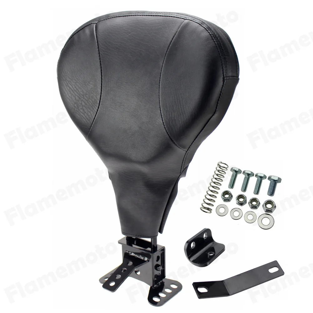 Motorcycle Adjustable Driver Rider Backrest For Harley Street Electra Road Glide King Touring FLHR T X Back Rest 09-UP