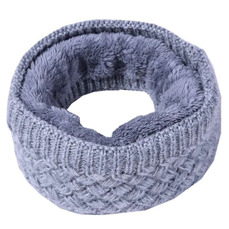 

2018 New Fashion Winter Scarf For Women Men Children Scarf Thickened Wool Collar Scarves Boys and Girls Neck Scarf Cotton Unisex