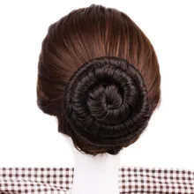 Gres для женщин расческа синтетические волосы Комплект коричневый/черный булочки для невесты высокая температура волокно леди Updo