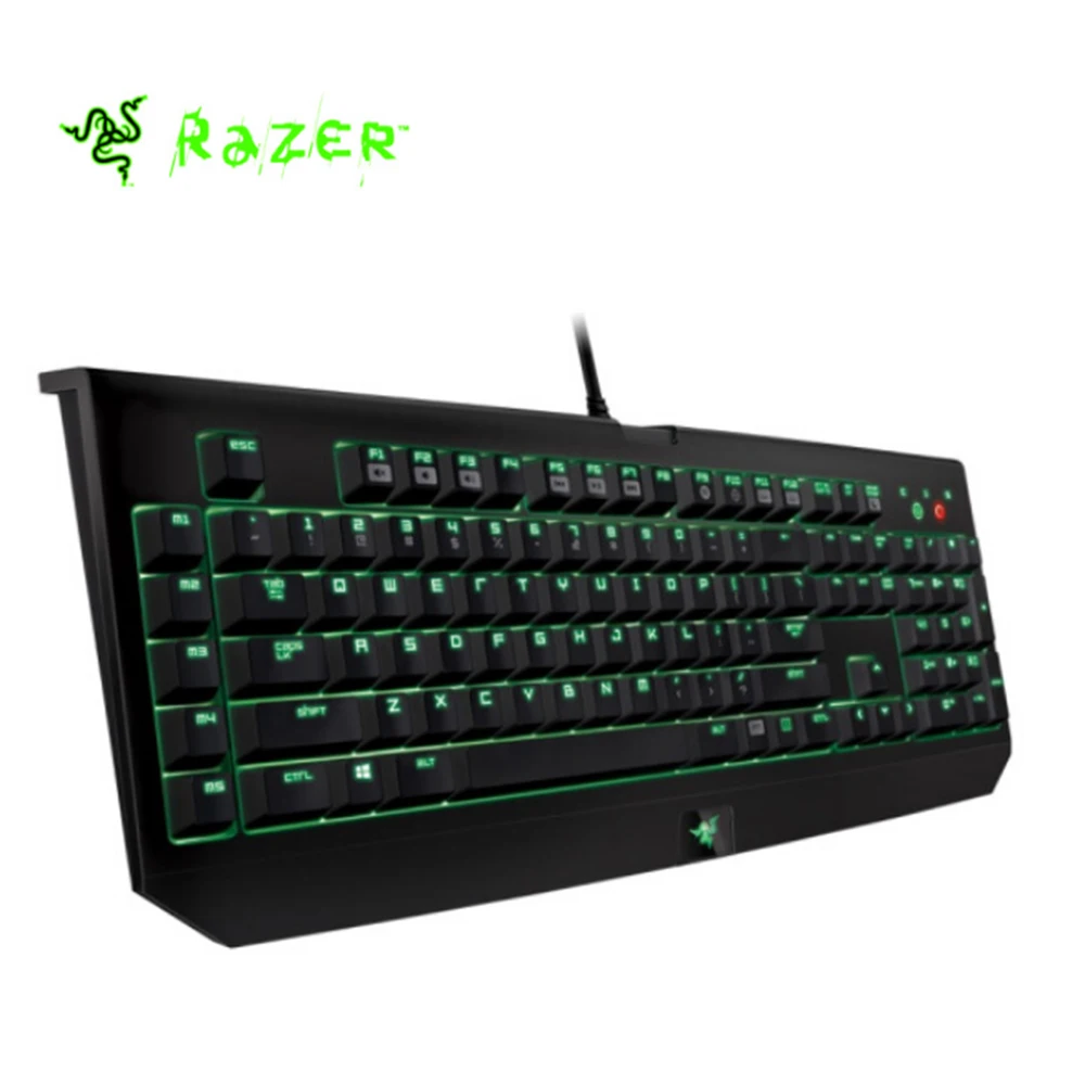 Razer Blackwidow Ultimate Mechanical Gaming Keyboard 104 Keys waterproof Backlit Green Switch Fully Programmable Tactile Clicky Razer Blackwidow Ultimate Mechanical Gaming Keyboard 104 Keys waterproof Backlit Green Switch Fully Programmable Tactile Clicky