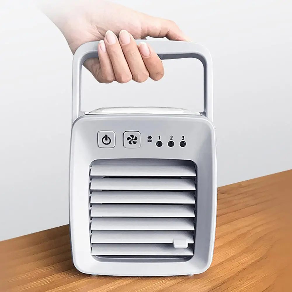 

3 in 1 Portable USB Air Conditioner Fan Humidifier Aromatherapy Machine Purifier