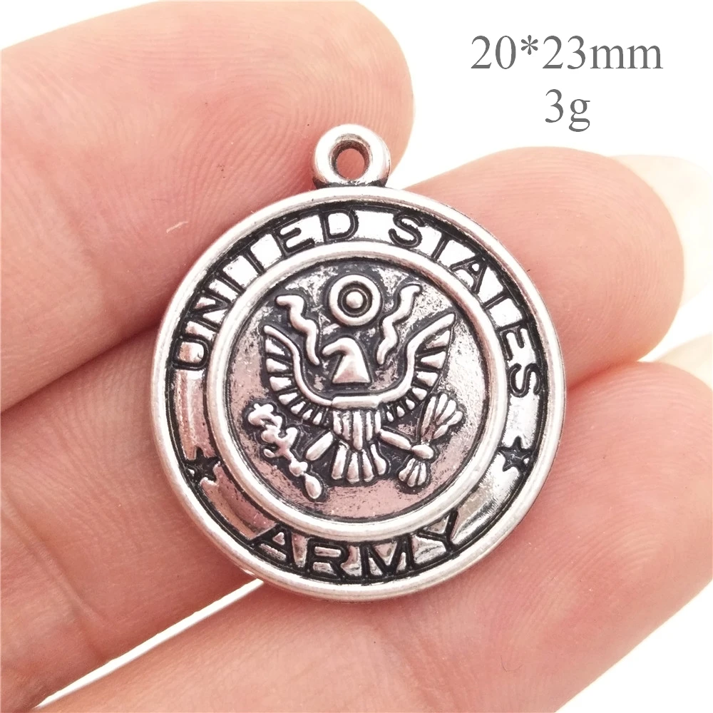 Смешанный 30 шт сплав металла США Военная коллекция амулеты военно морской флот