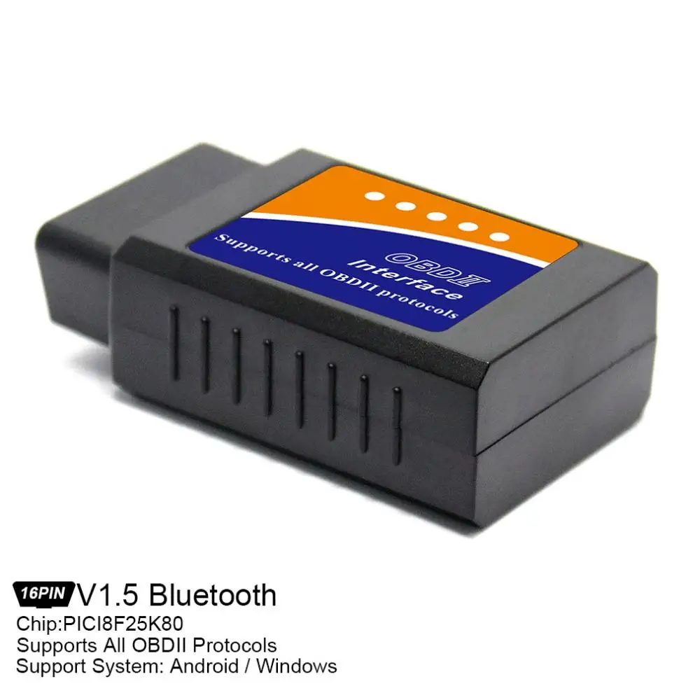 Universal ELM327 V1.5 PICI8F25K80 Car Bluetooth Scanner Wireless Auto