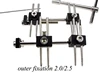 Medical orthopedics instrument cat External fixation adjustable outer fixation set for animal aluminium alloy self tapping screw 1