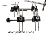 Medical orthopedics instrument cat External fixation adjustable outer fixation set for animal aluminium alloy self tapping screw 1