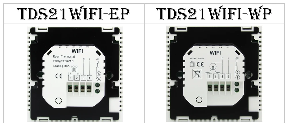 Beok TDS21 wifi-EP wifi функция термостат белый задний светильник умный регулятор температуры
