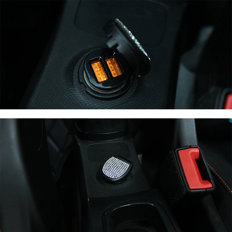 

For smart450 451 453 fortwo forfour car cigarette lighter USB high speed charging interface 4A Dual output fast charging adapter