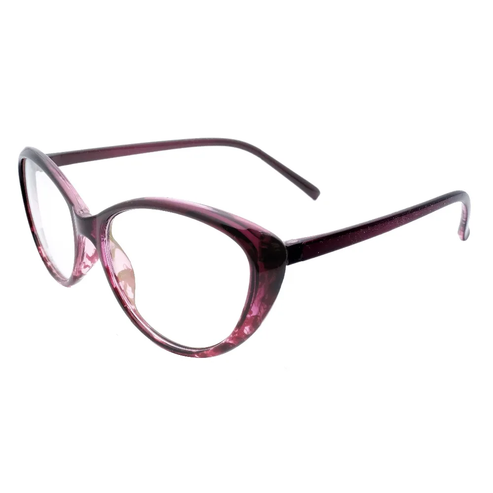 Женские кошачьи фотохромные серые очки для чтения кошачий глаз по рецепту УФ защитные очки для чтения коричневые фиолетовые Цветочные