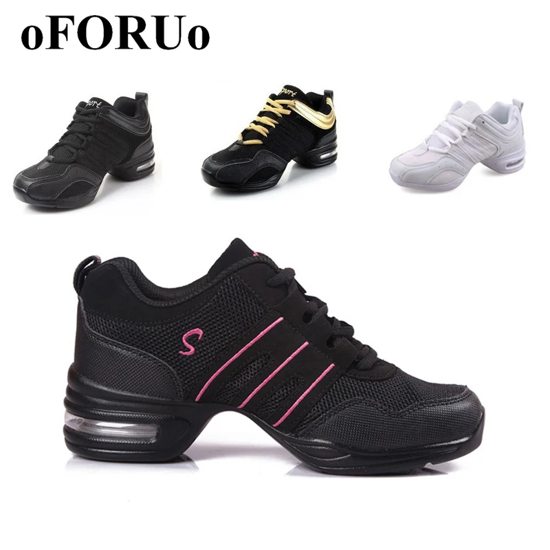 2016 Sports Feature Soft Outsole Breath Dance Shoes Sneakers For Woman Practice Shoes Modern Dance Jazz Shoes Discount