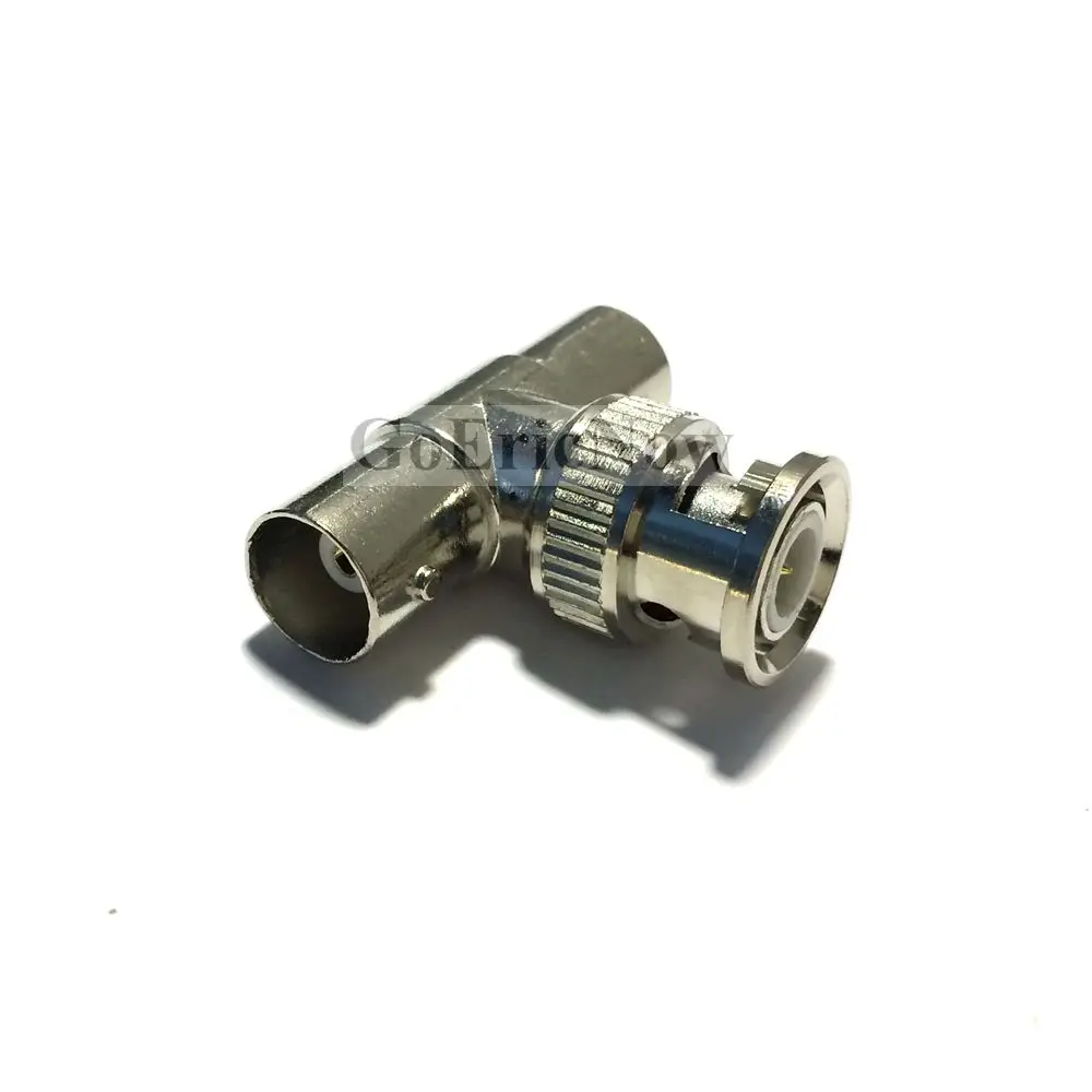 

1 pcs RF Coaxial 50 Ohm T Type BNC Female/Male to Dual Female Adapter 3 Way RF Coaxial Connector Splitter
