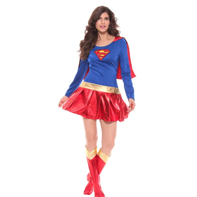 Buy 2017 Supergirl Cosplay Costumes Women Supergirl 