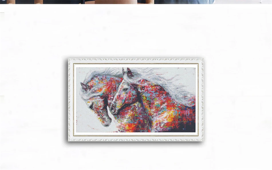 Nabi Алмазная Картина лошадь наборы ручной работы Рукоделие DIY Алмазная вышивка животные мозаика Стразы картина