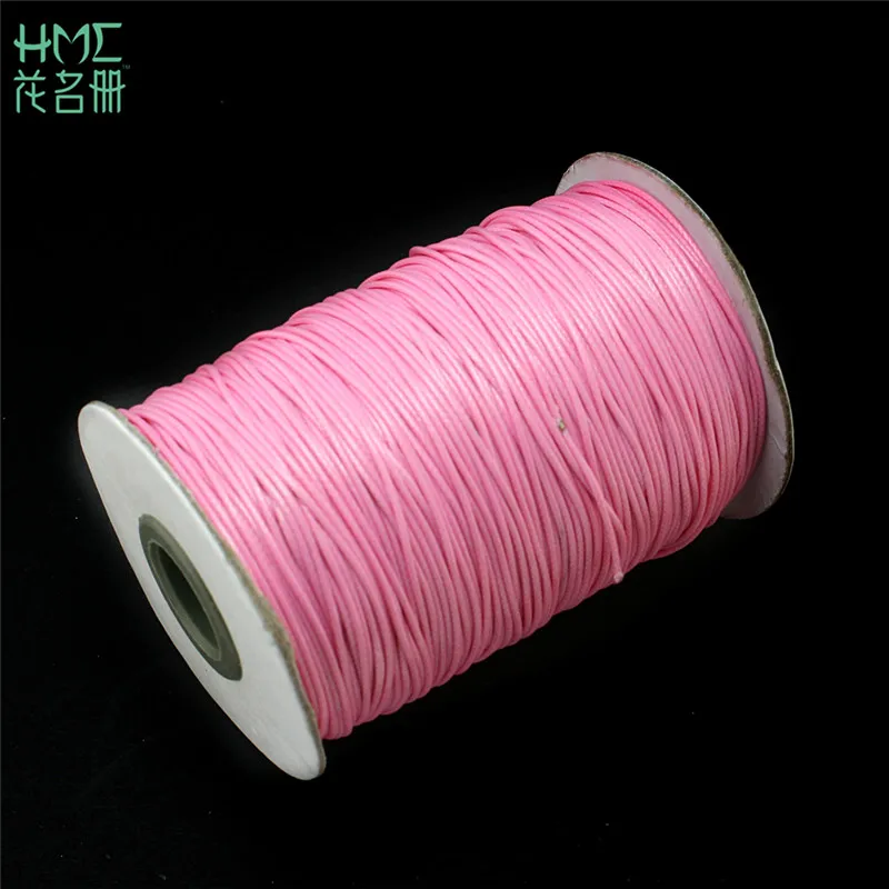 Waxed Beading Thread Cotton Cord Rope 1mm 15meters for DIY Fashion Jewelry Findings Necklace Rope Bead Fit Bracelet,cotton rope,waxed cord