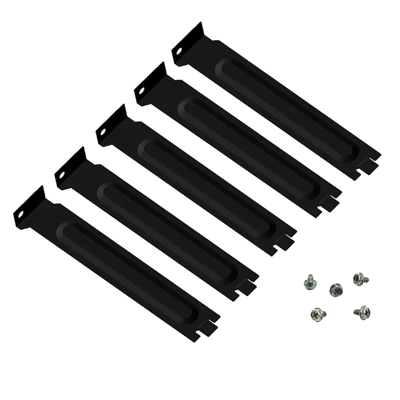 

Newest PC Block The Dust Chassis PCI Bit Ventilation Baffle 110.8*18 mm Chassis Baffle Dust Baffle Electrophoresis Black Metal