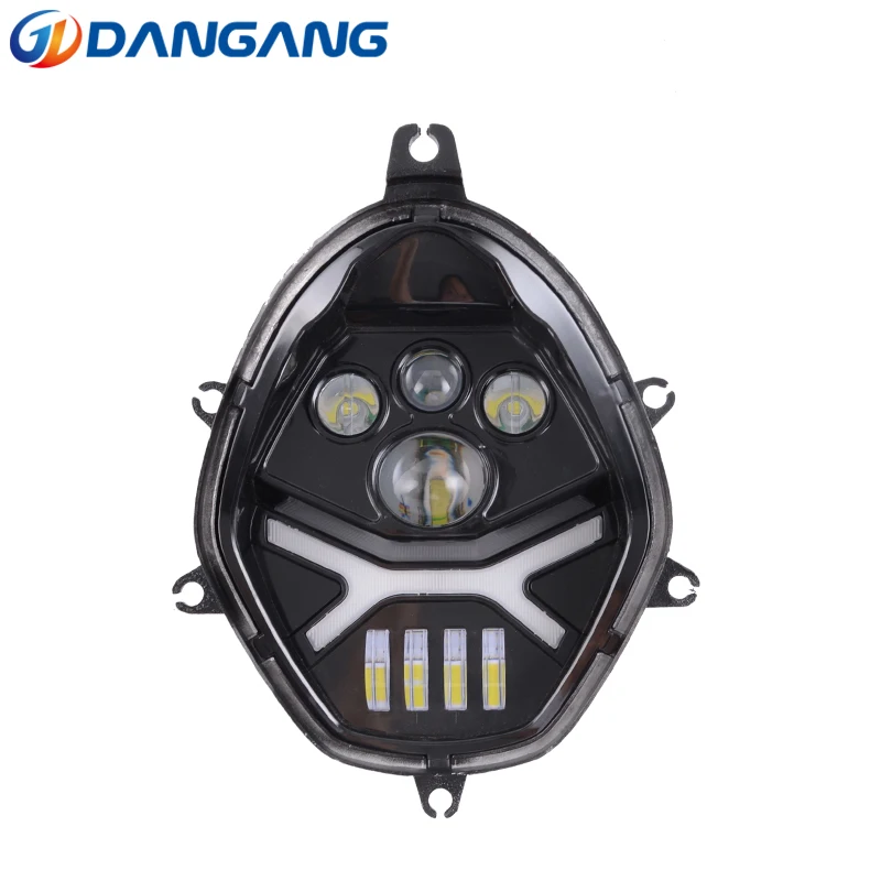 

Black Headlight HeadLamp LED head light Lamp wirh halo for Suzuki DL1000