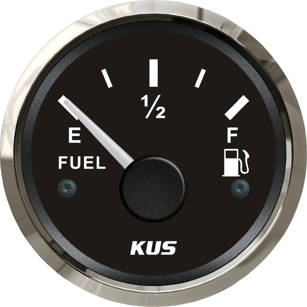 

KUS Fuel Level Gauge Meter Indicator 0-190ohm 52MM(2") with Backlight 12V/24V