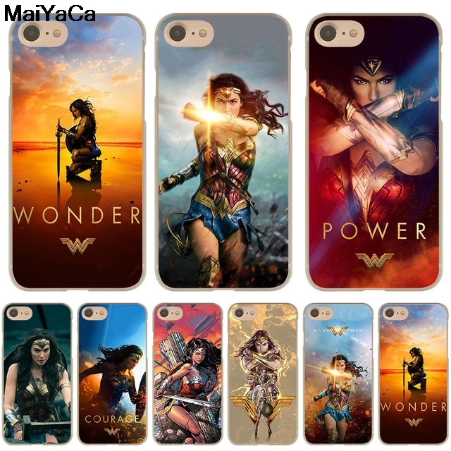 MaiYaCa Wonder Woman для iPhone 4S SE 5C 5S 5 6S 7 8 Plus X XR XS MAX чехлы телефонов прозрачные мягкие из ТПУ